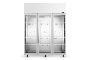 Best Seller: Skope TME1500N-A 3 Glass Door Display or Storage Fridge - White