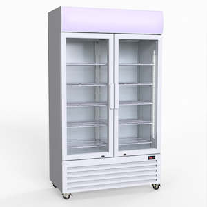 Thermaster: Thermaster 730L Two Glass Door Colourbond Upright Drink Fridge LG-730P