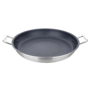 Vogue: Vogue Aluminium Non-stick Teflon Platinum Plus Paella Pan 35cm HT990