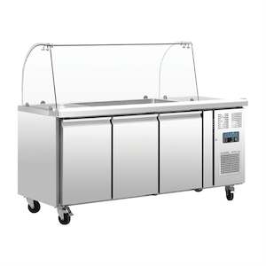 Polar U-Series Triple Door Refrigerated Gastronorm Saladette Counter CT394-A