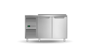 Skope Two Solid Door Salad Preparation Drop-in Collar GN1/3 Fridge - PG13.PPS.DC.2.SD