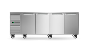 Skope Skope ProSpec Four Solid Door Underbench GN 1/1 Fridge 609L - PG11.UBR.4.SD