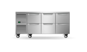 Skope Skope ProSpec Six Drawer Three Bay Underbench GN 1/1 Fridge 447L - PG11.UBR.3.D6