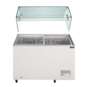 Polar G Series Display Chest Freezer 270Ltr with Glass Surround FL992-A