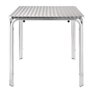 Bolero Square Stacking Table Stainless Steel 700mm U505