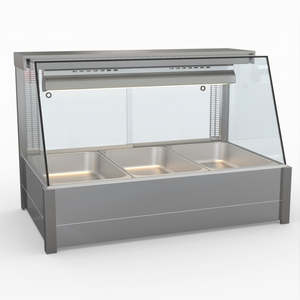 Bonvue Angled Countertop Wet and Dry Bain Marie - BM11TC