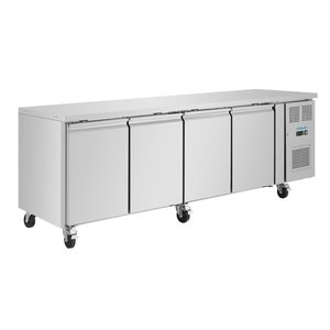 Polar U-Series Three Door Counter Fridge - 553Ltr UA049-A