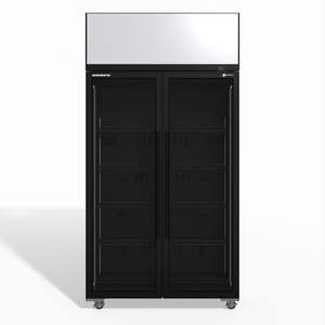 Skope: Skope TME1000N-AC 2 Glass Door Display or Storage Fridge Lit Sign