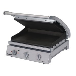 Roband GSA815RT 8 Slice Grill Station 2990w Ribbed Top & Smooth Bottom Non-Stick GH849