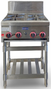 FED GasMax RB-4E 4 Burner Cooktop + Stand - 843926