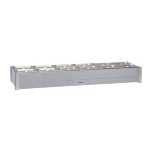 Food Displays: Roband Hot Bain-Marie BM26A fits 2 row x 6 1/2 size pans 12x 1/2 size 100mm pans & lids included HJ525