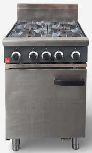 Cobra CR6DL Four Burner Gas Range Oven - 754694