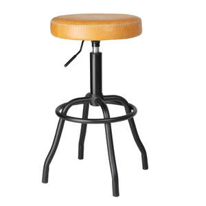 Cafe Bar Stool: Bolero Brooklyn PU High Bar Stool - Caramel HW290