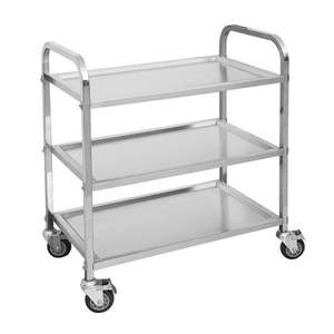Trolleys: Modular Systems Stainless Steel trolley with 3 shelves - SST-3