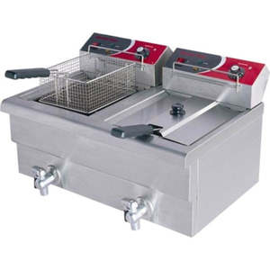 Benchstar: Benchstar EF-S7.52/15 15 Amp Double Benchtop Electric Fryer
