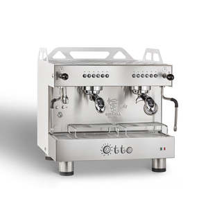 Bezzera: Bezzera Otto White Compact 2 Group Espresso Machine BZOTTOCDE2IW1