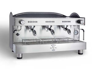 Bezzera: Bezzera 3L Black 3-Group Professional Espresso Machine BZB2016B3DE