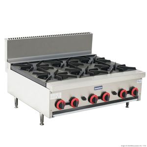 GasMAX Cook Top 6 Burners LPG With Flame Failure RB-6ELPG