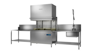 Hobart Profi Twin Chamber Pass Thru Hood-Type Utensil Washer - UXTH