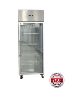 Thermaster: Thermaster GN650BTG GRAND ULTRA Single Glass Door Upright Freezer 685L