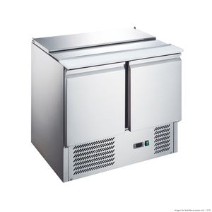 Refrigeration And Displays: Thermaster Fed-X Two Door Salad Prep Fridge – XGNS900S
