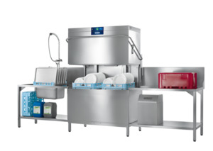 Hobart PROFI Twin W/ Vapostop & Auto Hood Lift - AMXT-VHL