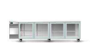 Skope BackBar 4 Glass Swing Door CounterLine Fridge - CL.4.GSW
