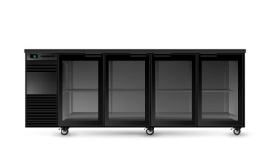 Skope BackBar 4 Glass Swing Door Fridge - BB.4.GSW