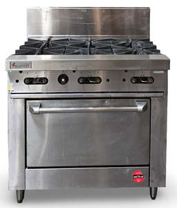 Best Seller: Trueheat RCR9-6 Range with Gas Static Oven - 770304