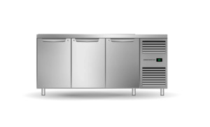 Skope: Skope Three Solid Door Salad Preparation GN1/3 Right Hand Fridge - PG13.PPS.3.SD.RH