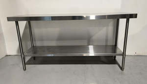 Vogue: Vogue Stainless Steel Work Bench 1800mm - 907430