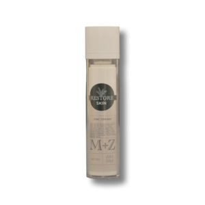 Restore SKIN- Zinc Cream- (M+Z) - Restore COSMED. Skin Clinic- Huapai, West Auckland