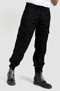 Motorcycle Riding Cargo Pants - Black - C.E. AAA Rated