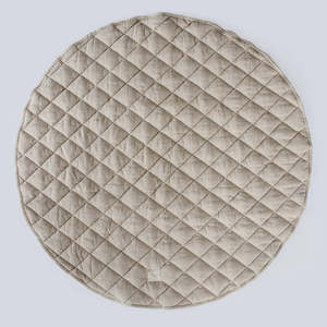 Linens: Linen Play Mat - Nature