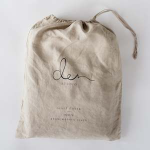 Linens: Linen Duvet Cover - Nature