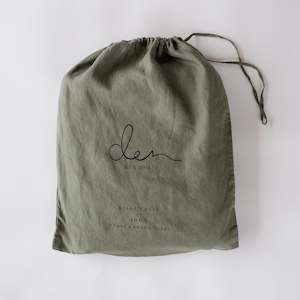 Linens: Linen Duvet Cover - Khaki