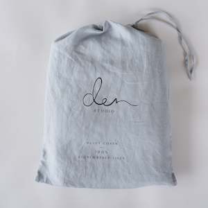 Linens: Linen Duvet Cover - Fog