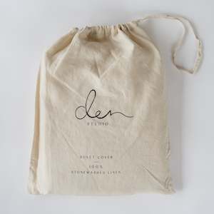 Linen Duvet Cover - Ecru