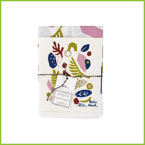 Tea Towel: Tea Towel and Dish Cloth Set - The Green Collective