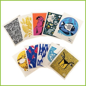 Dish Cloth: Spruce Swedish Dish Cloths - Absorbent & Compostable - Single Cloth