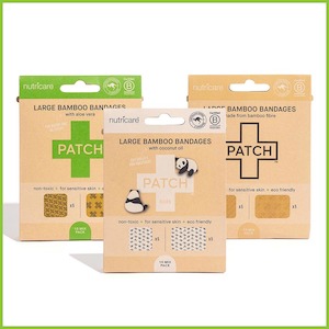 Bamboo Plasters: PATCH Bamboo Plasters - Large Size - 10 Pack