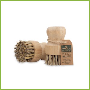 Go Bamboo: Vegetable Scrubbing Brush - Go Bamboo