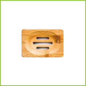 Health And Beauty: Bamboo Soap Dish - Soap Tray - Nil Products