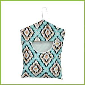Laundry: Cotton Peg Bag - Aztec