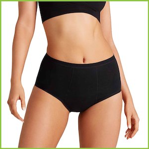 Love Luna: Love Luna Period Underwear - Full Brief (20ml) - Black