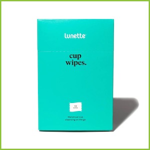 Lunette: Menstrual Cup Cleansing Travel Wipes - Lunette
