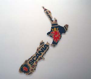 Scania NZ Wood Print