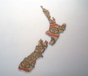 Toyota NZ Wood Print