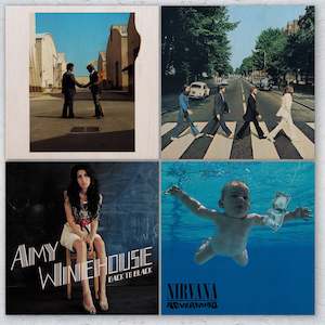 Custom Designs: Wooden Album Covers