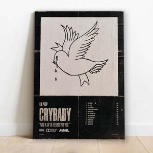 Wood Posters: Lil Peep